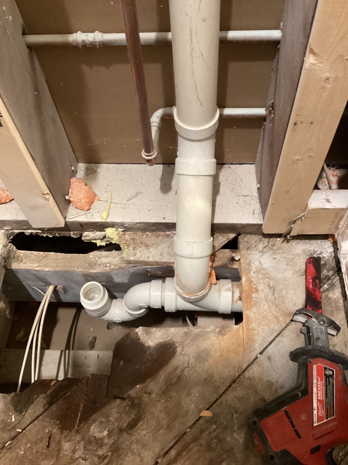 Wet-area conversion preparation in progress